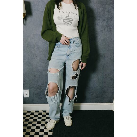 Light-wash Baggy Boyfriend Jeans | BDG - Picture 1 of 5